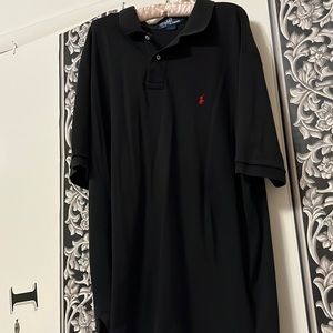 Men Black Polo